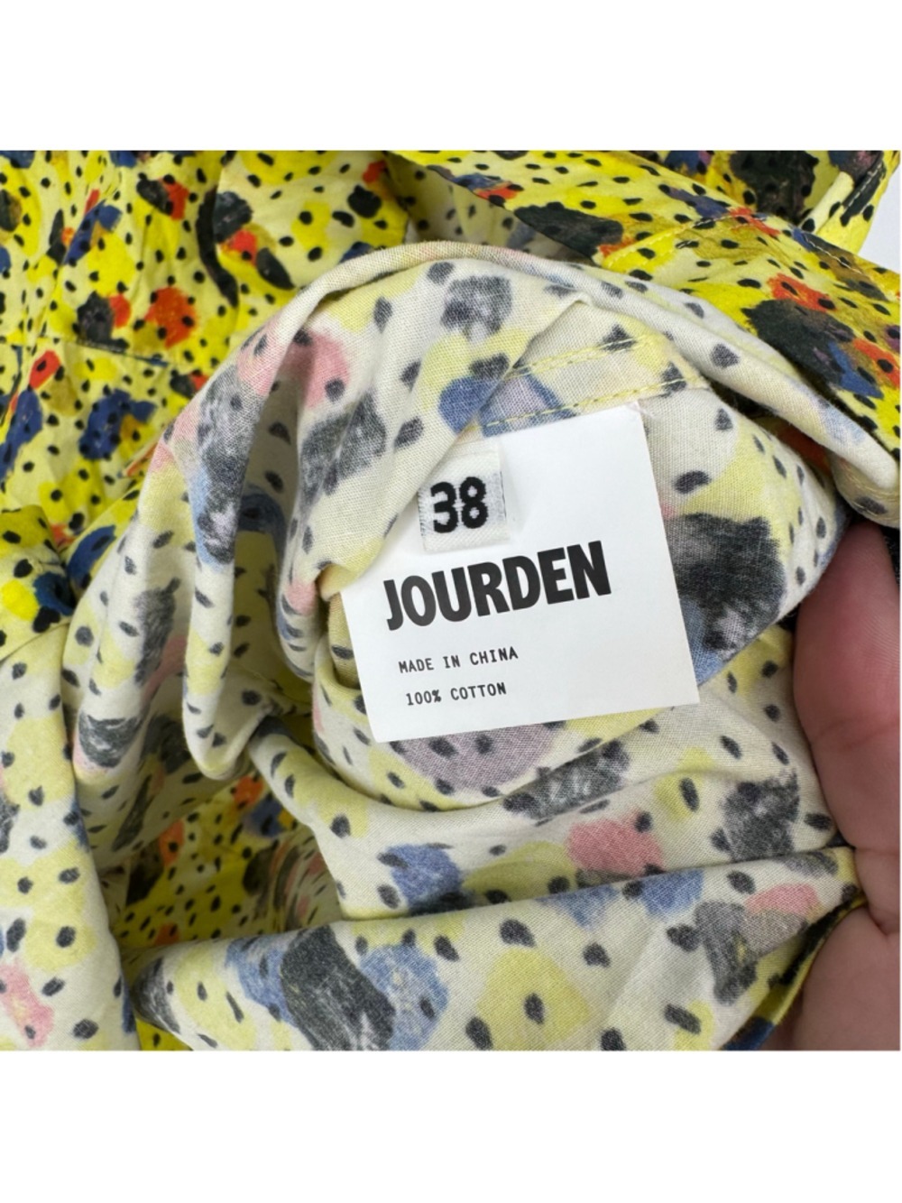 Jourden Collection Ruffle Button Up Dress 38/M - Picture 6 of 6